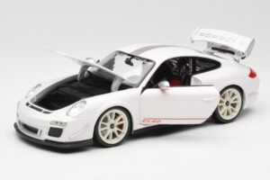 Porsche 911 997 GT3 RS 4.0 Fehér Bburago 1:18 18-11036 Fém – 2. kép a 8-ből