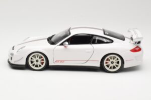 Porsche 911 997 GT3 RS 4.0 Fehér Bburago 1:18 18-11036 Fém – 4. kép a 8-ből