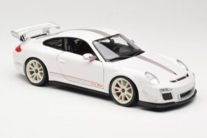 Porsche 911 997 GT3 RS 4.0 Fehér Bburago 1:18 18-11036 Fém – 6. kép a 8-ből