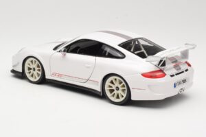 Porsche 911 997 GT3 RS 4.0 Fehér Bburago 1:18 18-11036 Fém – 7. kép a 8-ből