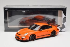Porsche 911 997 GT3 RS Narancssárga Minichamps 1:18 155062122 Fém – 6. kép a 6-ből