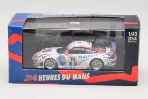 Porsche 911 997 GT3 RSR #76 IMSA Performance Matmut R. Narac / R. Lietz / P. Long 24 Hours of Le Mans 2008 Minichamps 1:43 40 – 4. kép a 4-ből