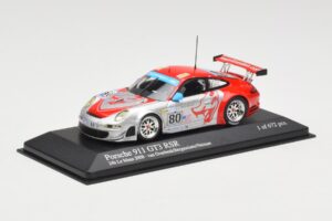 Porsche 911 997 GT3 RSR #80 Flying Lizard J. Van Overbeek / J. Bergmeister / S. Neiman 24 Hours of Le Mans 2008 Minichamps 1: – 2. kép a 4-ből