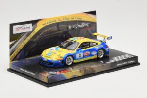 Porsche 911 997 GT3 RSR #3 24 Hours Nurburgring 2008 Minichamps 1:43 437087803 Fém – 2. kép a 4-ből