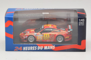 Porsche 911 997 GT3 RSR #75 O. Young / P. Hesnault 24 Hours of Le Mans 2009 Minichamps 1:43 400096975 Fém – 4. kép a 4-ből