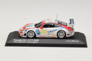 Porsche 911 997 GT3 RSR #76 R. Narac / P. Long / P. Pilet 24 Hours of Le Mans 2009 Minichamps 1:43 400096976 Fém