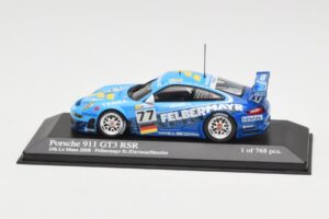 Porsche 911 997 GT3 RSR #77 Felbermayr-Proton Davidson / Henzler 24 Hours of Le Mans 2008 Minichamps 1:43 400087877 Fém