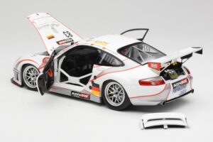 Porsche 911 997 GT3 RSR #83 Team Seikel L. Nielsen / M. Ehret / D. Farnbacher 24 Hours of Le Mans 2006 Minichamps 1:18 100066 – 5. kép a 8-ből