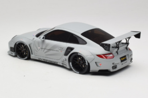 Porsche 911 997 Liberty Walk Szürke GT Spirit 1:18 GT126 Gyanta – 5. kép a 6-ből