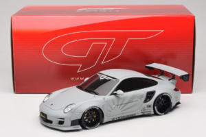Porsche 911 997 Liberty Walk Szürke GT Spirit 1:18 GT126 Gyanta – 6. kép a 6-ből