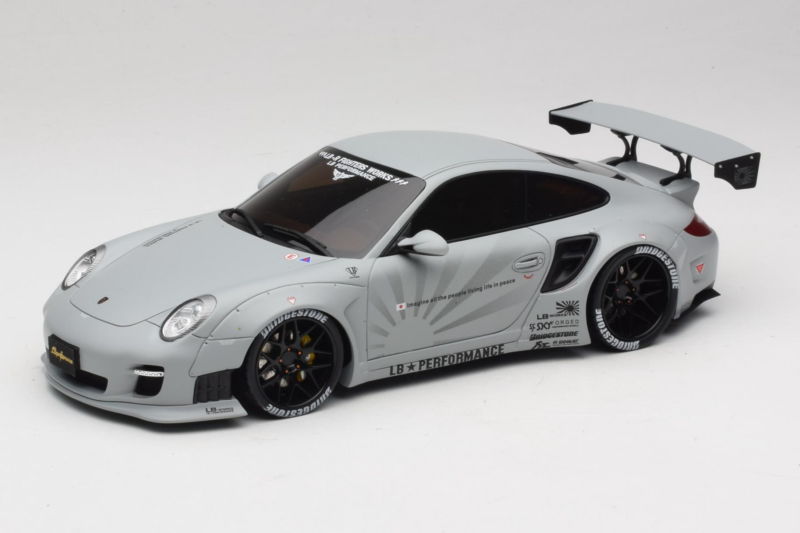 Porsche 911 997 Liberty Walk Szürke GT Spirit 1:18 GT126 Gyanta