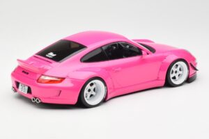 Porsche 911 997 RWB Rózsaszín IXO 1:18 18CMC167 Fém – 2. kép a 5-ből