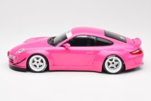 Porsche 911 997 RWB Rózsaszín IXO 1:18 18CMC167 Fém – 3. kép a 5-ből