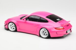 Porsche 911 997 RWB Rózsaszín IXO 1:18 18CMC167 Fém – 4. kép a 5-ből