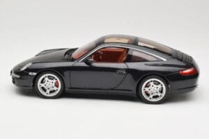 Porsche 911 997 Targa Fekete Norev 1:18 187506 Fém – 4. kép a 8-ből