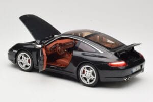 Porsche 911 997 Targa Fekete Norev 1:18 187506 Fém – 5. kép a 8-ből