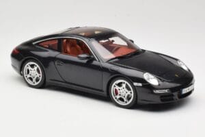 Porsche 911 997 Targa Fekete Norev 1:18 187506 Fém – 6. kép a 8-ből