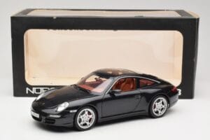 Porsche 911 997 Targa Fekete Norev 1:18 187506 Fém – 8. kép a 8-ből