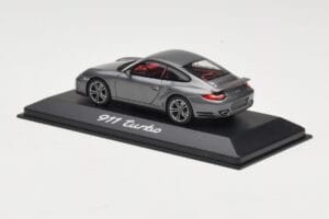 Porsche 911 997 Turbo Anthracite Grey Minichamps 1:43 WAP0200010A Fém – 3. kép a 4-ből