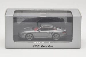 Porsche 911 997 Turbo Anthracite Grey Minichamps 1:43 WAP0200010A Fém – 4. kép a 4-ből