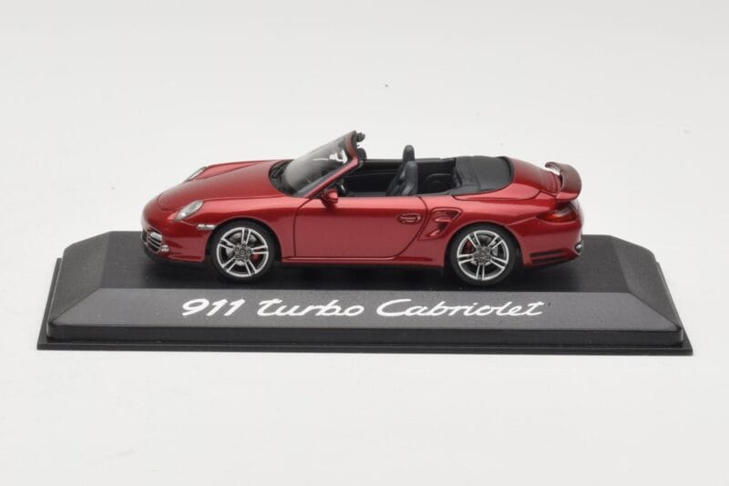 Porsche 911 997 Turbo Kabrió Piros Minichamps 1:43 WAP0200130A Fém