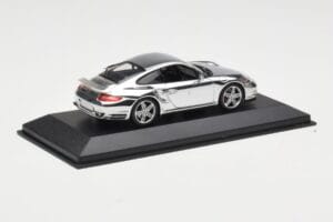 Porsche 911 997 Turbo Chrome Silver Minichamps 1:43 WAP02060816-R Fém – 2. kép a 5-ből