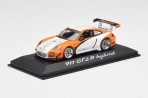 Porsche 911 GT3 R Hybrid 997.2 Presentation White Orange Minichamps 1:43 WAP0201170B Fém – 2. kép a 4-ből