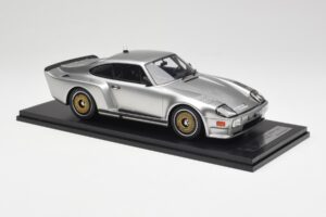 Porsche 911 930 Almeras Biturbo 3.3 Ezüst Kess 1:18 KE18005B Gyanta – 4. kép a 6-ből
