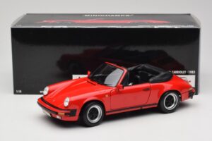 Porsche 911 SC Kabrió Piros Minichamps 1:18 100063030 Fém – 8. kép a 8-ből
