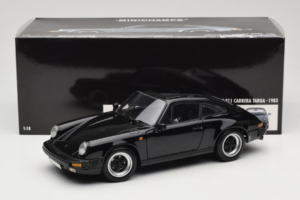 Porsche 911 Carrera 3.2 Fekete Minichamps 1:18 100063060-R1 Fém – 8. kép a 8-ből