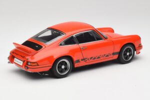 Porsche 911 Carrera RS 2.7 Narancssárga & Fekete Csíkok AUTOart 1:18 78054 Fém – 3. kép a 8-ből