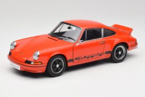 Porsche 911 Carrera RS 2.7 Narancssárga & Fekete Csíkok AUTOart 1:18 78054 Fém