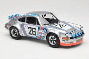 Porsche 911 Carrera RSR Group 4 GT #26 Martini Racing H. Muller / G. van Lennep GT Class Winner 1000 km Dijon 1973 Minichamps – 4. kép a 6-ből
