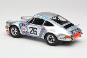 Porsche 911 Carrera RSR Group 4 GT #26 Martini Racing H. Muller / G. van Lennep GT Class Winner 1000 km Dijon 1973 Minichamps – 5. kép a 6-ből