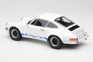 Porsche 911 Carrera RSR Group 4 GT Fehér & Kék 1973 Minichamps 1:18 107065020 Fém – 5. kép a 6-ből