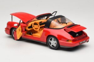 Porsche 911 Carrera Targa Piros Anson 1:18 3054 Fém – 5. kép a 8-ből