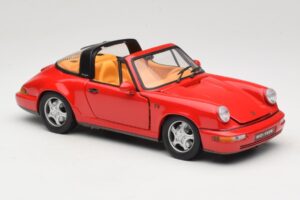 Porsche 911 Carrera Targa Piros Anson 1:18 3054 Fém – 6. kép a 8-ből