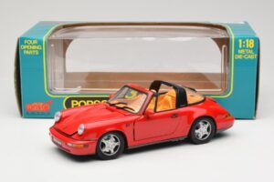 Porsche 911 Carrera Targa Piros Anson 1:18 3054 Fém – 8. kép a 8-ből