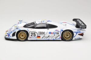 Porsche 911 GT1 #25 Porsche AG U. Alzen / J. Muller / B. Wollek 24 Hours of Le Mans 1998 Maisto 1:18 56052 Fém – 4. kép a 8-ből