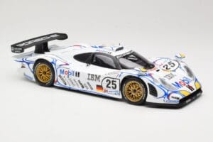 Porsche 911 GT1 #25 Porsche AG U. Alzen / J. Muller / B. Wollek 24 Hours of Le Mans 1998 Maisto 1:18 56052 Fém – 6. kép a 8-ből