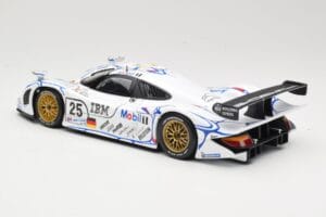Porsche 911 GT1 #25 Porsche AG U. Alzen / J. Muller / B. Wollek 24 Hours of Le Mans 1998 Maisto 1:18 56052 Fém – 7. kép a 8-ből