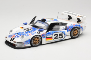 Porsche 911 GT1 #25 H. Stuck / T. Boutsen / B. Wollek 24 Hours of Le Mans 1996 UT Models 1:18 180966625 Fém – 2. kép a 8-ből