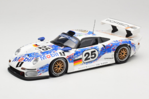 Porsche 911 GT1 #25 H. Stuck / T. Boutsen / B. Wollek 24 Hours of Le Mans 1996 UT Models 1:18 180966625 Fém