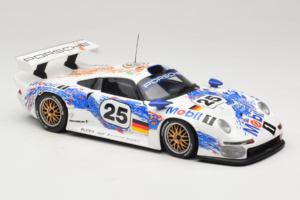 Porsche 911 GT1 #25 H. Stuck / T. Boutsen / B. Wollek 24 Hours of Le Mans 1996 UT Models 1:18 180966625 Fém – 6. kép a 8-ből