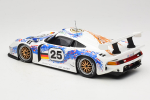Porsche 911 GT1 #25 H. Stuck / T. Boutsen / B. Wollek 24 Hours of Le Mans 1996 UT Models 1:18 180966625 Fém – 7. kép a 8-ből