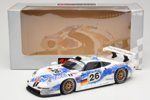 Porsche 911 GT1 #26 K. Wendlinger / Goody / Y. Dalmas 24 Hours of Le Mans 1996 UT Models 1:18 180966626 Fém – 8. kép a 8-ből