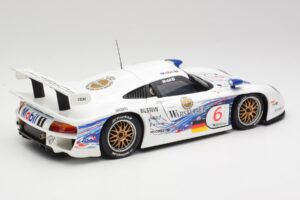 Porsche 911 GT1 #6 T. Boutsen / H-J. Stuck 1997 UT Models 1:18 39720 Fém – 3. kép a 8-ből