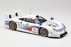 Porsche 911 GT1 #6 T. Boutsen / H-J. Stuck 1997 UT Models 1:18 39720 Fém – 6. kép a 8-ből