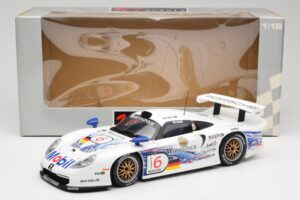 Porsche 911 GT1 #6 T. Boutsen / H-J. Stuck 1997 UT Models 1:18 39720 Fém – 8. kép a 8-ből