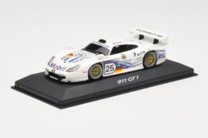 Porsche 911 GT1 #25 Warsteiner 24 Hours of Le Mans 1997 Minichamps 1:43 WAP02003197 Fém – 2. kép a 4-ből